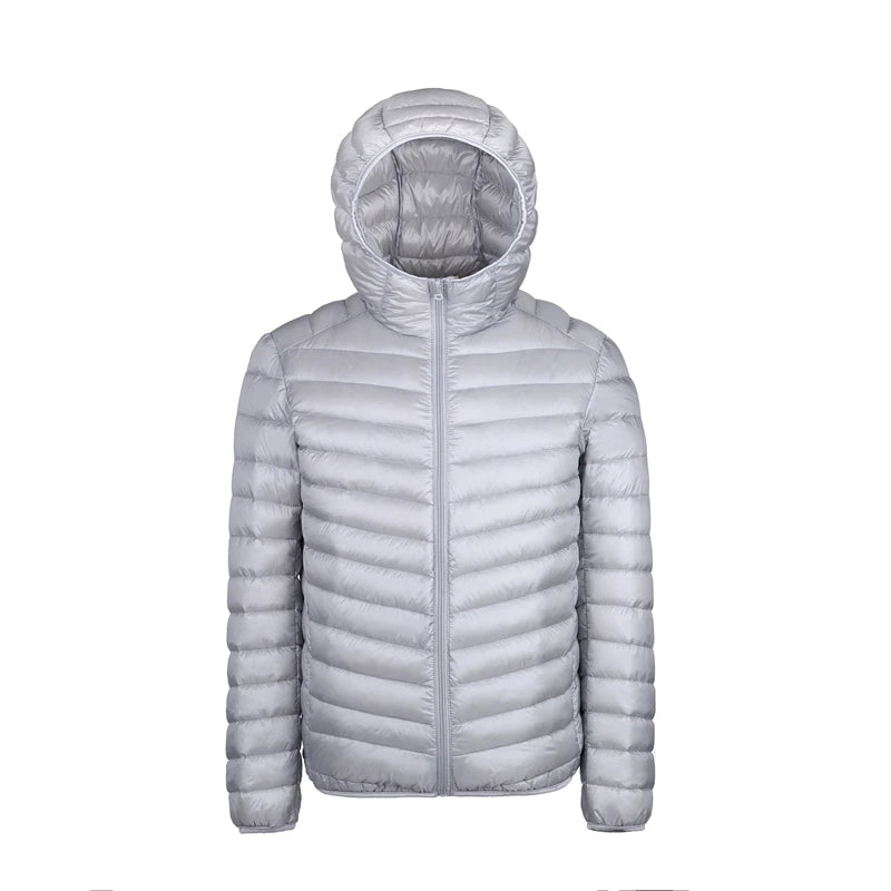 plus 9XL 10XL 11XL down Coat Male Large Size 90% Ultra Light down Jacket Men Lightweigh Warm Coat Hooded Feather Parka