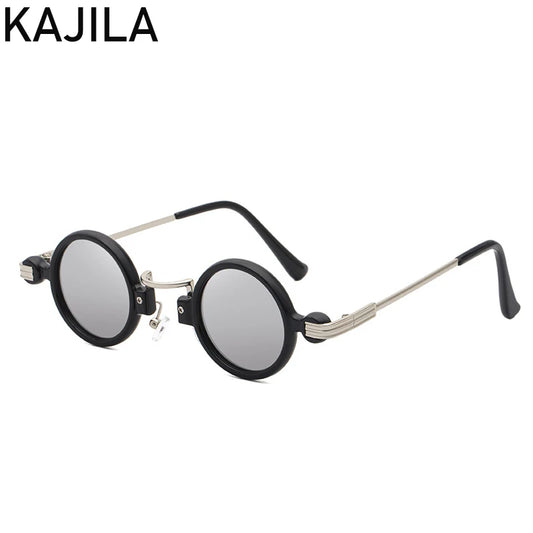 Vintage Small round Steampunk Sunglasses Men 2026 Luxury Brand Fashion Punk Sun Glasses for Male Eyewear Shades Lentes De Sol