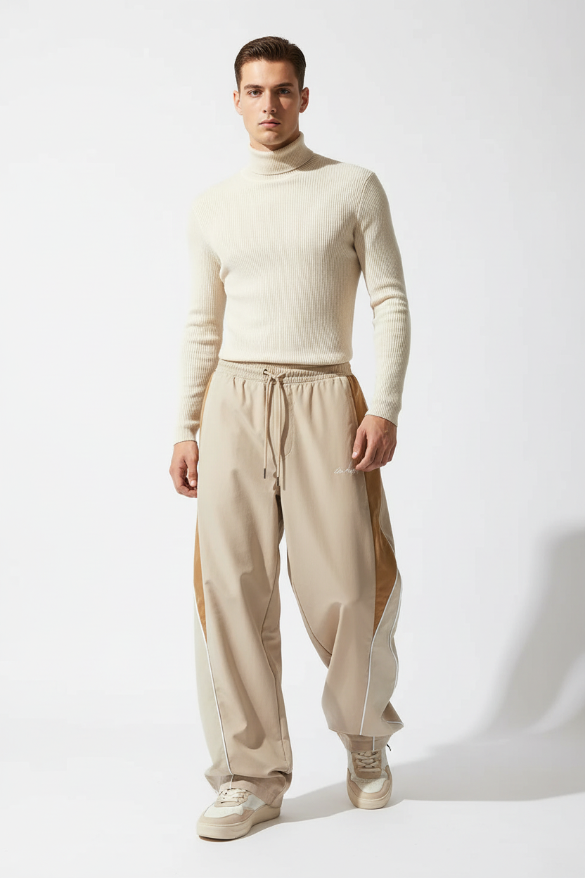 Jogger Beige Luxury Editorial
