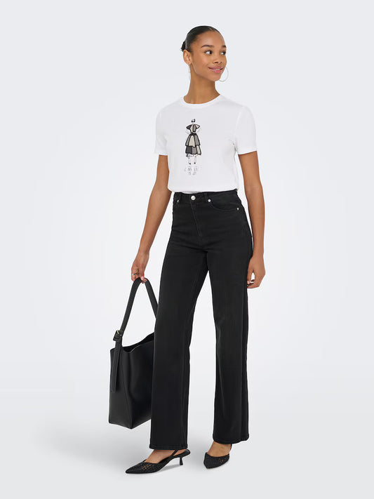 PANTALÓN VAQUERO  ONLY BLACK