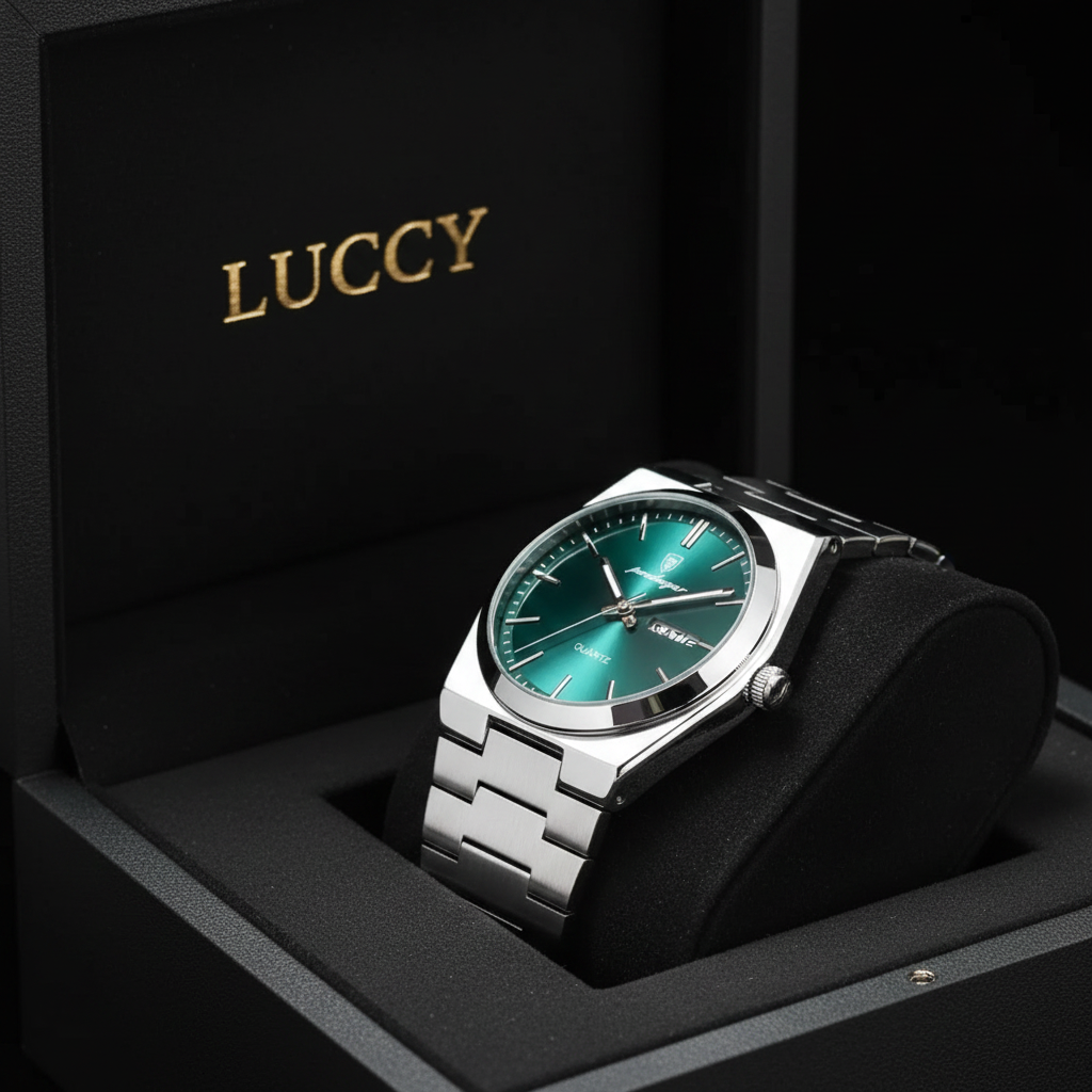 Reloj Luccy lujo fondo negro