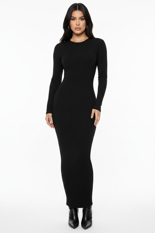 Vestido negro - vista frontal